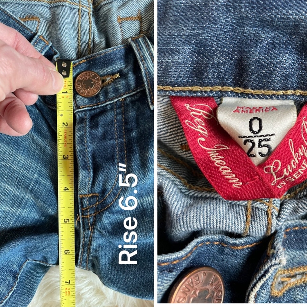 Lucky Brand jeans size 0/25 - Picture 13 of 17